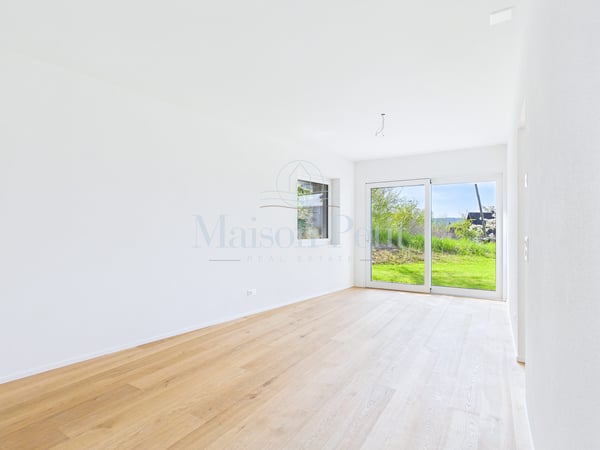 Den Tag im eigenen Garten beginnen, ihn am See ausklingen lassen  5.5 Zimmer-Gartenwohnung zum Bleiben. 9