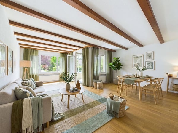 3,5 Zimmer Wohnung mit Charakterkante in Ebmatingen 1