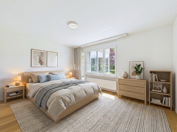 Perfekt für kleine Familien, Paare oder Singles - in Ebmatingen suchen 96m2 Wohnfläche mit verglaster Loggia neue Besitzer. 2