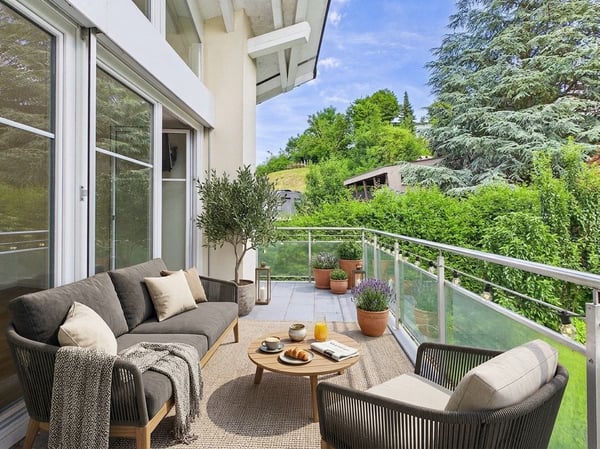 Seltene Maisonette Wohnung, einzigartiger Seesicht, 2 Terrassen und 170m2 Wohnfläche