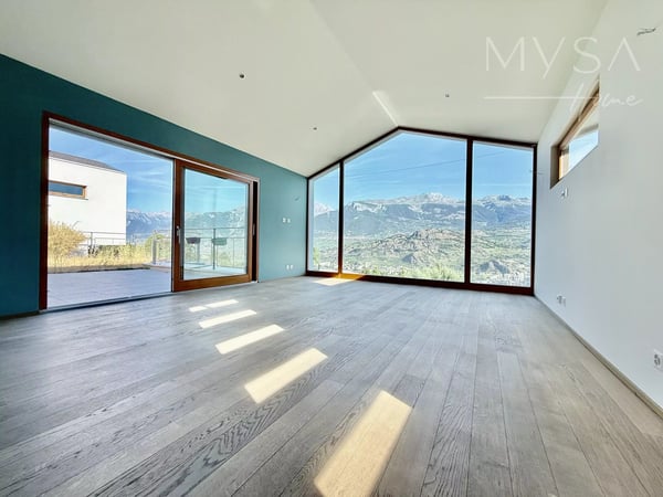 Villa moderne avec vue panoramique sur la vallée du Rhône 1