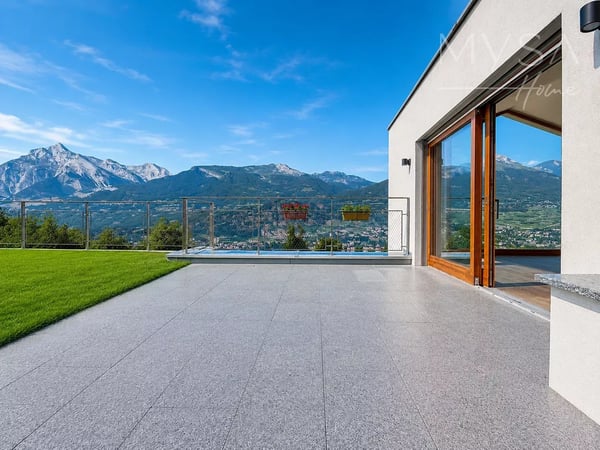 Villa moderne avec vue panoramique sur la vallée du Rhône 2