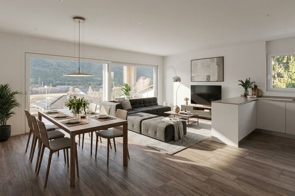 3.5 locali moderno e luminoso con loggia a Claro 2