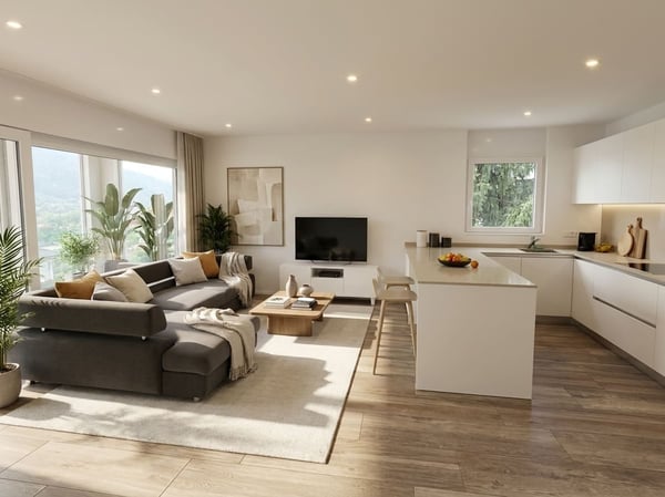2.5 locali moderno e luminoso con loggia a Claro 2