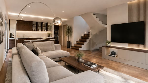 Casa a Schiera d'angolo 5.5 locali con giardino a Brè sopra Lugano 2