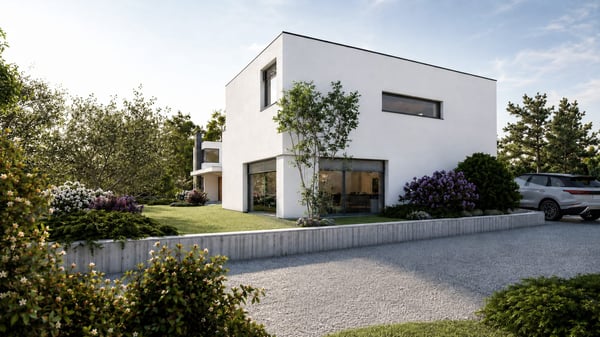 Casa a Schiera d'angolo 5.5 locali con giardino a Brè sopra Lugano
