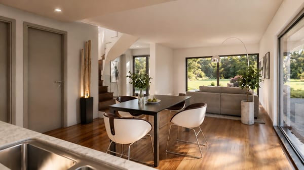 Casa a Schiera d'angolo 5.5 locali con giardino a Brè sopra Lugano 6