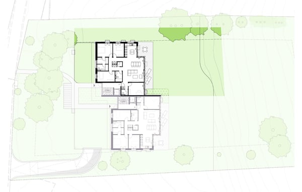 Vaste jardin privatif et vue sur le lac pour ce 5,5 pièces contemporain 8