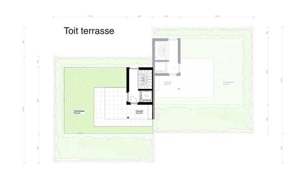 TOIT TERRASSE panoramique de 93 m² et vue sur le lac 10
