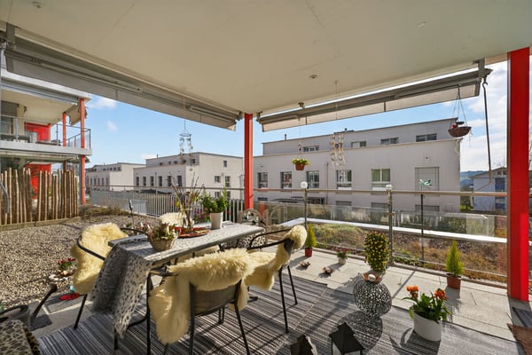 Sonnige 1.5-Zimmer-Gartenwohnung mit Balkon und grossem Gartensitzplatz 9