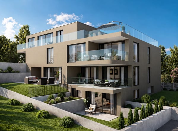 PROJEKTANKÜNDIGUNG - 3.5-Zimmer Gartenwohnung in Böttstein AG mit Sitzplatz - Neubau 2026