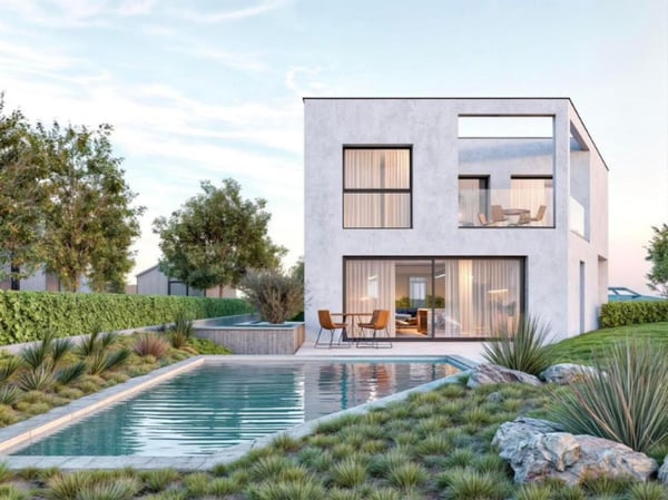 Vendesi villa esclusiva con piscina da edificare a Salorino 1