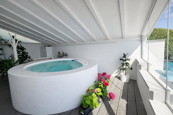 Splendida villa a Carona con vista, giardino e terrazza 22