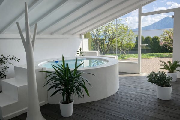 Splendida villa a Carona con vista, giardino e terrazza 10