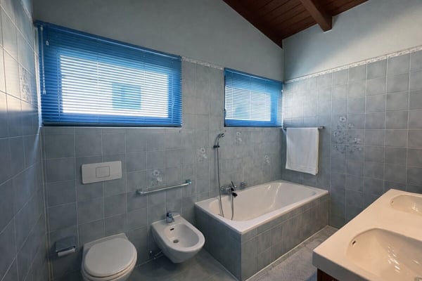 Splendida casa unifamiliare con giardino ben curato in zona soleggiata e servita 18
