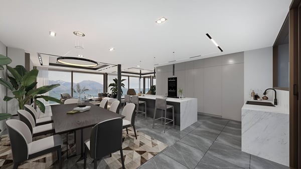 Moderno ed esclusivo attico di 4.5 locali con spettacolare vista lago, giardino e piscina privata 3