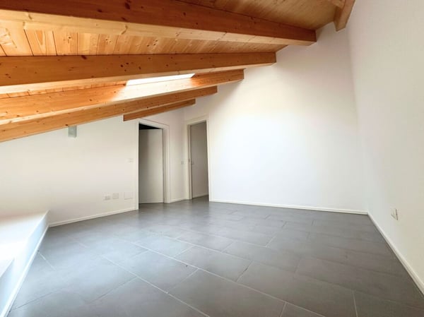 Caratteristico appartamento duplex di 3.5 locali, ultimo piano 13