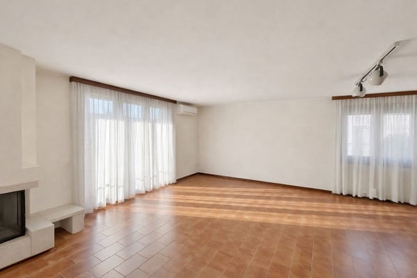 Casa unifamiliare con giardino e vista aperta 2