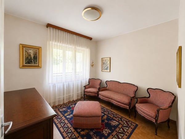 Splendida villa uni-bifamiliare con giardino curato, ottima esposizione e vista aperta 21