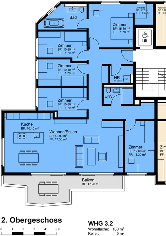 Moderne 6.5-Zimmer-Neubauwohnung im 2. Obergeschoss in Bülach 7