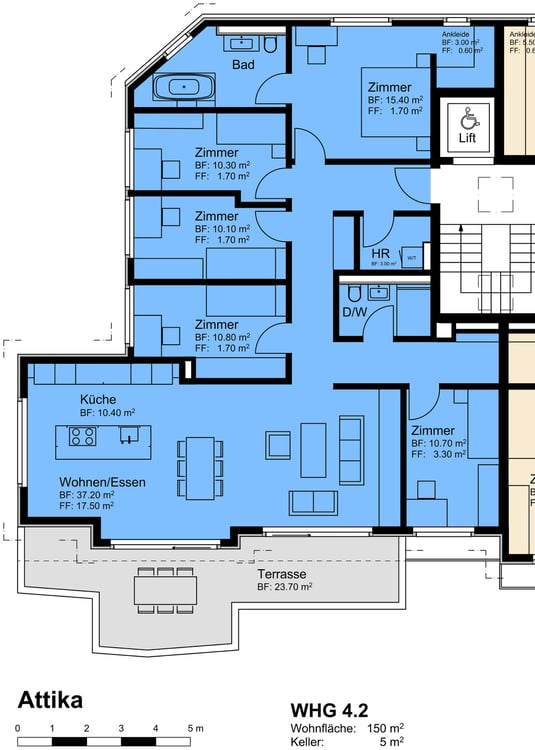 Moderne 6.5-Zimmer-Attika-Neubauwohnung in Bülach 7