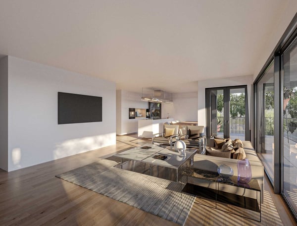Appartements de 3,5 pièces dans une nouvelle résidence. Finitions au gré du preneur. 5