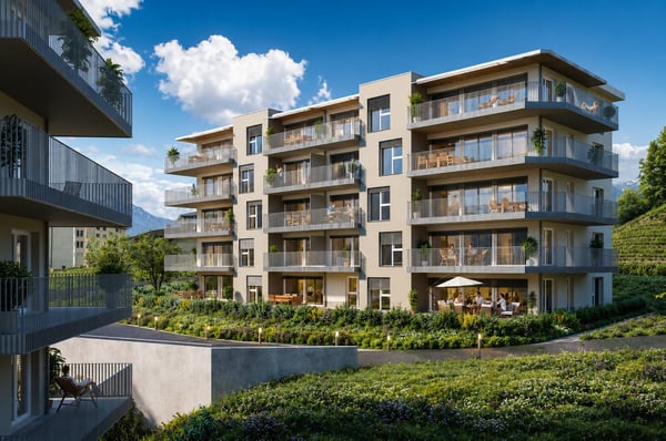 Appartements de 3.5 pièces dans une nouvelle résidence à Chamoson 1