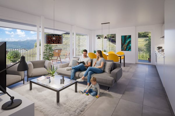 Appartements de 4.5 pièces dans une nouvelle résidence à Chamoson 3