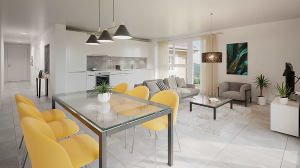 Appartements de 4,5 pièces situés dans une charmante résidence à Roche. 4