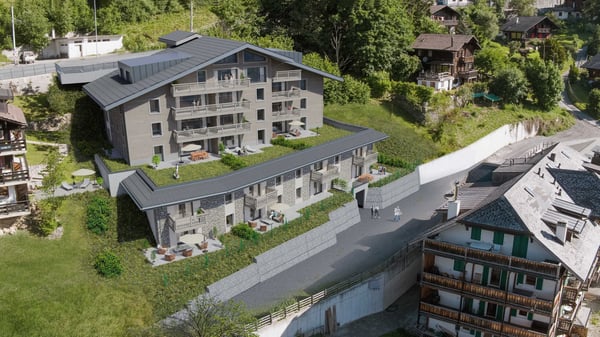 Appartements de 2,5 pièces dans une nouvelle résidence à Gryon. 1