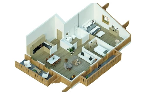 Bel appartement de 4.5 pièces sur plan / 