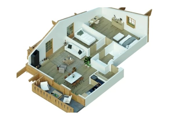 Bel appartement de 4.5 pièces sur plan / 