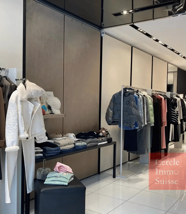 Boutique haut de gamme à vendre au centre-ville de Genève, quartier Rive 5