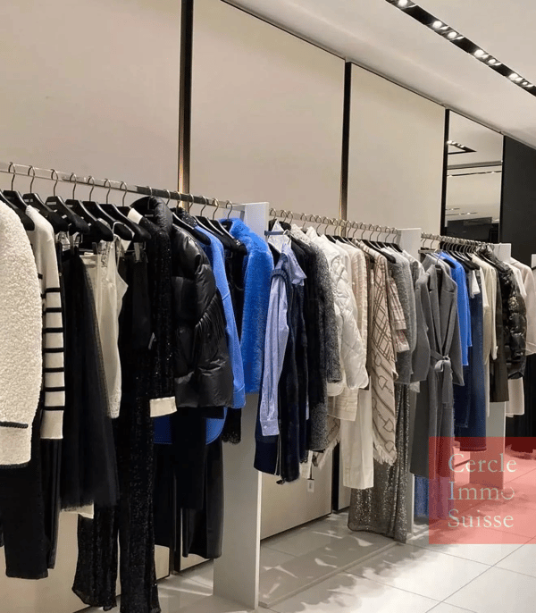 Boutique haut de gamme à vendre au centre-ville de Genève, quartier Rive 3