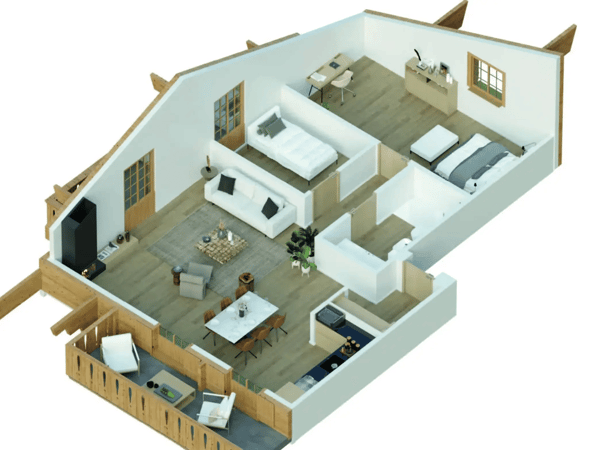 Bel appartement de 4.5 pièces sur plan /