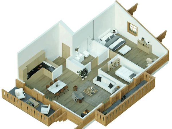 Bel appartement de 4.5 pièces sur plan /