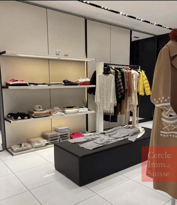 Boutique haut de gamme à vendre au centre-ville de Genève, quartier Rive 4