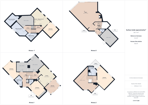 Maison familiale en demi-niveaux avec jardin arboré 8