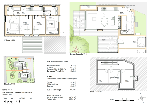 VILLA CONTEMPORAINE 5.5 PCE - VENTE SUR PLANS - PC EN FORCE 4