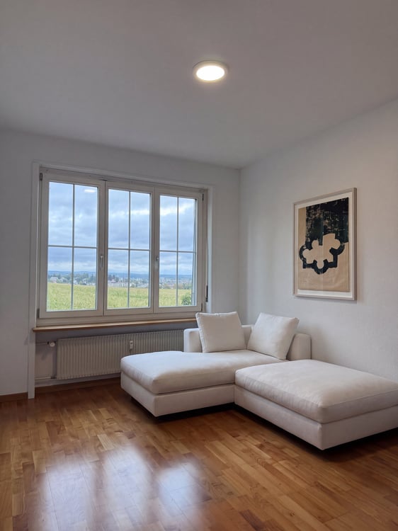 6.5-Zimmer-Doppeleinfamilienhaus mit grossem Garten, Pool und Weitsicht 9
