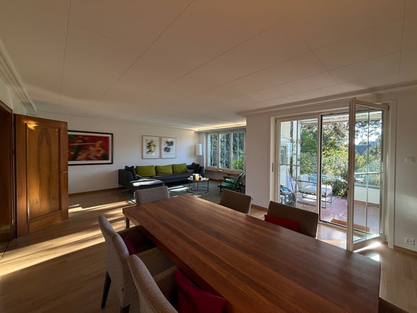 6.5-Zimmer-Doppeleinfamilienhaus mit grossem Garten, Pool und Weitsicht 7