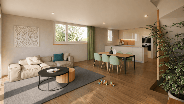 maison jumelée dans quartier résidentielle 4
