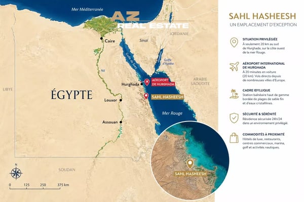SAHL HASHEEH EGYPTE APPARTEMENT DE PRESTIGE VUE MER      450 OOO EURO 4