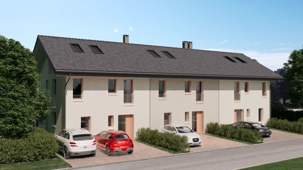 Maison mitoyenne neuve de 5.5 pièces à Marsens – Lot C - permis de construire en force! 2