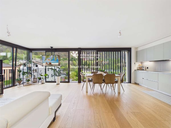 CONTEMPORANEO APPARTAMENTO DI 3,5 LOCALI CON AMPIA TERRAZZA E DOMOTICA 4