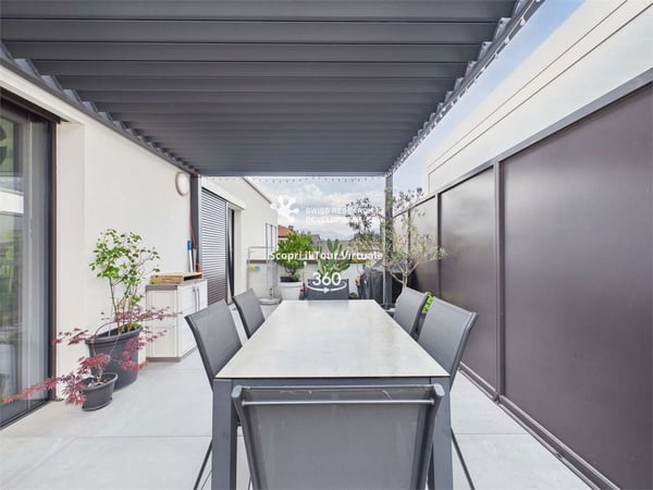 CONTEMPORANEO APPARTAMENTO DI 3,5 LOCALI CON AMPIA TERRAZZA E DOMOTICA 10