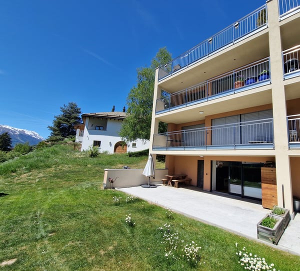 Neuwertige Gartenwohnung mit Traumsicht nahe den Bergbahnen Motta Naluns 5