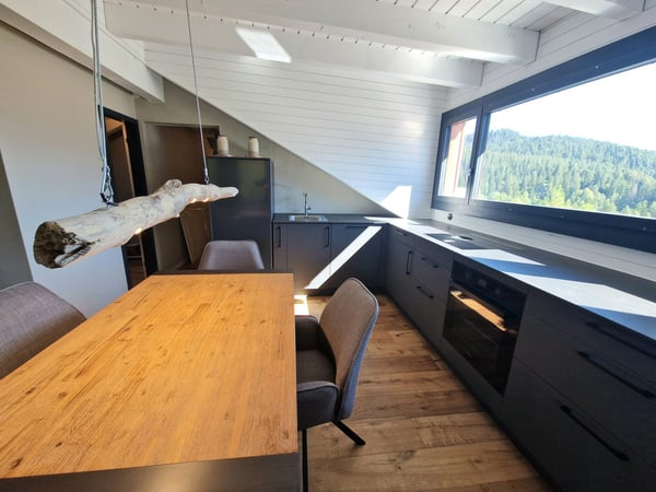 ***Sonniges BIJOU 2.5 - Dachwohnung mit toller Aussicht und nahe dem Laaxer See in Laax Dorf*** 3