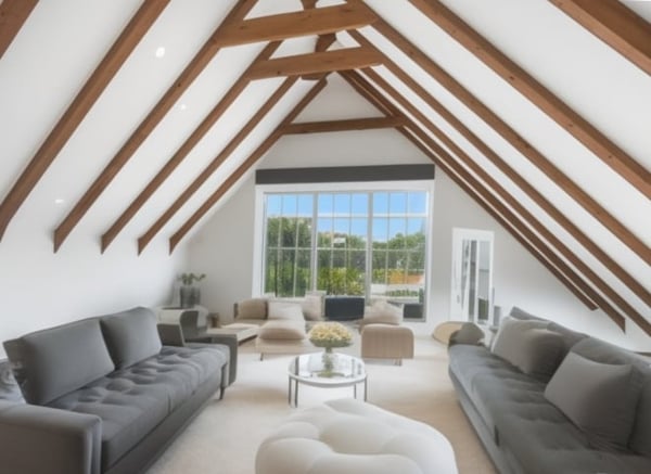 Dachwohnung im Riegelhaus