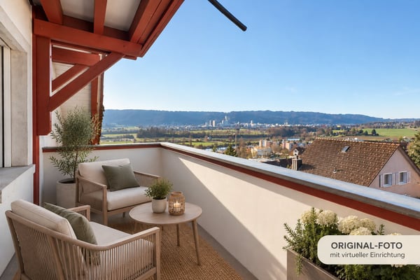 Dachwohnung mit Ausblick - zentrumsnah in Oetwil an der Limmat 10